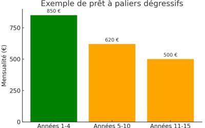 Pourquoi faire un prêt à paliers dégressif pour un regroupement de crédits ?