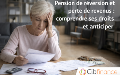 Pension de réversion et perte de revenus au décès du conjoint