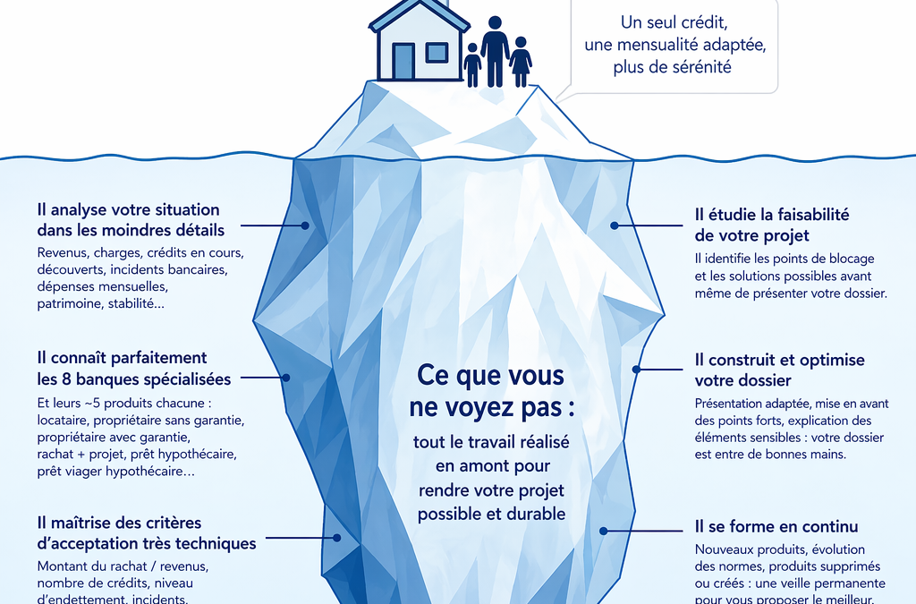 Rachat de crédits : pourquoi passer par un courtier spécialisé fait toute la différence